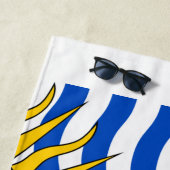 Serviette De Plage Drapeau de la Colombie-Britannique (En situation)