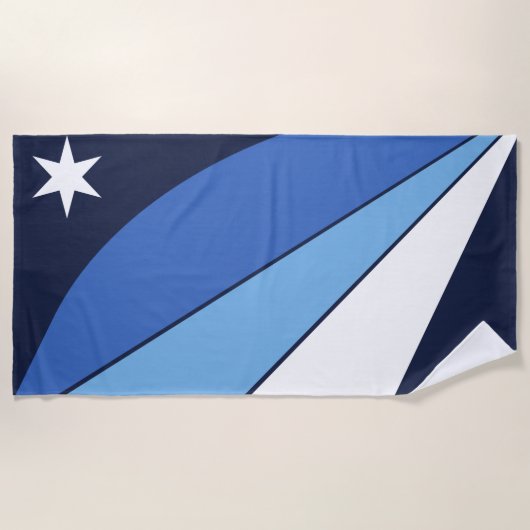 Serviette De Plage Drapeau de la Colombie (Caroline du Sud) (Devant)
