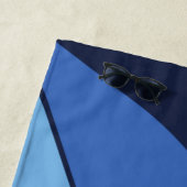 Serviette De Plage Drapeau de la Colombie (Caroline du Sud) (En situation)