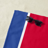 Serviette De Plage Drapeau de la Corée du Nord (En situation)