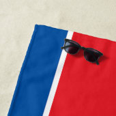 Serviette De Plage Drapeau de la Corée du Nord (En situation)
