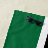 Serviette De Plage Drapeau de la Dominique (En situation)