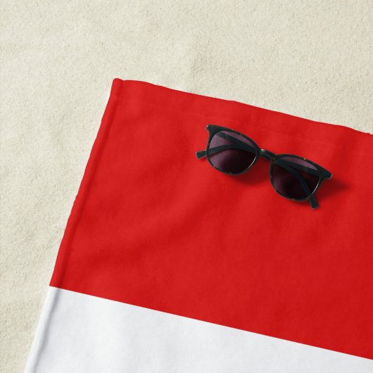 Serviette De Plage Drapeau de la Fédération de Bosnie (En situation)