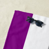 Serviette De Plage Drapeau de la fierté asexuelle (En situation)