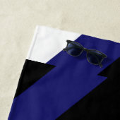 Serviette De Plage Drapeau de la fierté de jeu de chiot (En situation)