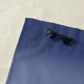 Serviette De Plage Drapeau de la fierté lesbienne du bouton Gradient (En situation)