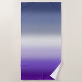 Serviette De Plage Drapeau de la fierté lesbienne du bouton Gradient (Devant)