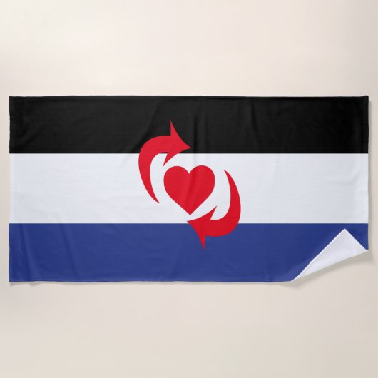 Serviette De Plage Drapeau de la fierté Switch (Devant)