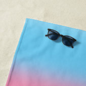 Serviette De Plage Drapeau de la fierté transgenre - Drapeau transgen (En situation)