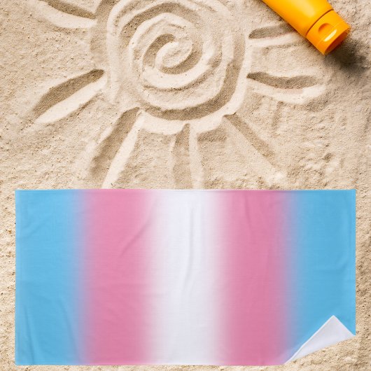 Serviette De Plage Drapeau de la fierté transgenre - Drapeau transgen