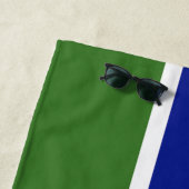 Serviette De Plage Drapeau de la Gambie (En situation)