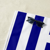 Serviette De Plage Drapeau de la Grèce (En situation)