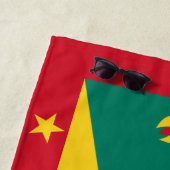 Serviette De Plage Drapeau de la Grenade (En situation)