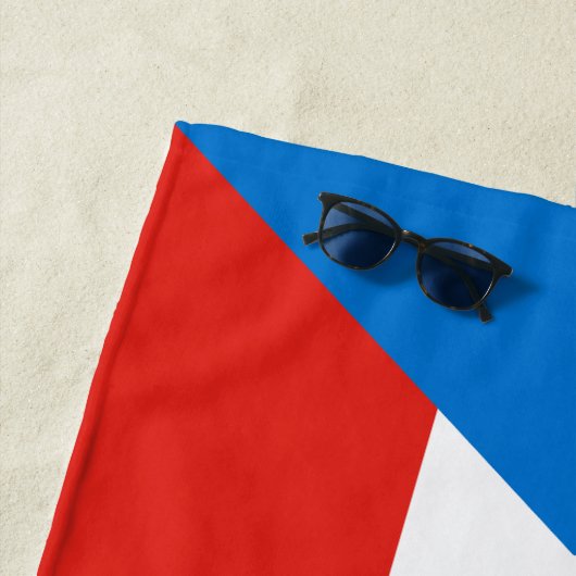 Serviette De Plage Drapeau de la Guinée équatoriale (En situation)