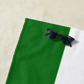 Serviette De Plage drapeau de la Hongrie (En situation)