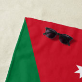 Serviette De Plage Drapeau de la Jordanie (En situation)