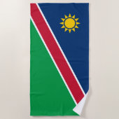 Serviette De Plage Drapeau de la Namibie (Devant)