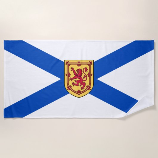 Serviette De Plage Drapeau de la Nouvelle-Écosse (Province canadienne (Devant)