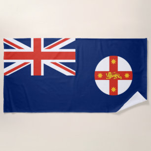 Serviette De Plage Drapeau de la Nouvelle-Galles du Sud (État austral