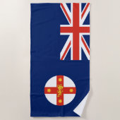 Serviette De Plage Drapeau de la Nouvelle-Galles du Sud (État austral (Devant)