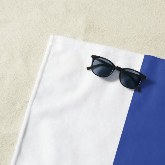 Serviette De Plage Drapeau de la Republika Srpska (En situation)