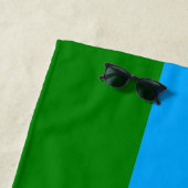 Serviette De Plage Drapeau de la République de Karelia (En situation)