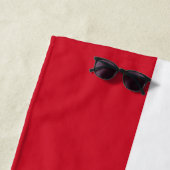 Serviette De Plage Drapeau de la République Dominicaine (En situation)