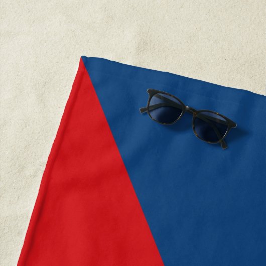Serviette De Plage Drapeau de la République tchèque (En situation)