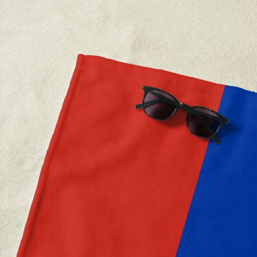 Serviette De Plage Drapeau de la Russie (En situation)