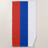 Serviette De Plage Drapeau de la Russie (Devant)