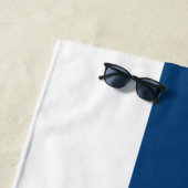 Serviette De Plage Drapeau de la Serbie (En situation)