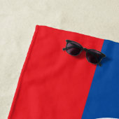 Serviette De Plage Drapeau de la Slovaquie (En situation)