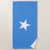 Serviette De Plage Drapeau de la Somalie (Devant)