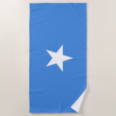 Serviette De Plage Drapeau de la Somalie (Devant)