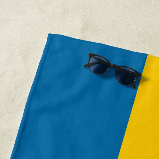 Serviette De Plage Drapeau de la Suède (En situation)