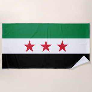 Serviette De Plage Drapeau de la Syrie
