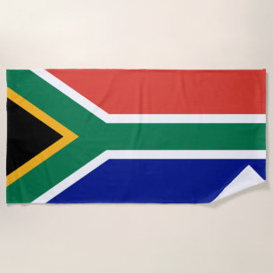 Serviette De Plage Drapeau de l'Afrique du Sud