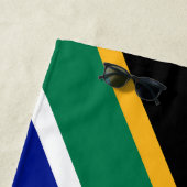 Serviette De Plage Drapeau de l'Afrique du Sud (En situation)