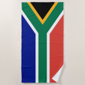 Serviette De Plage Drapeau de l'Afrique du Sud (Devant)