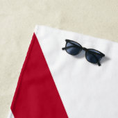 Serviette De Plage Drapeau de l'Alabama (En situation)