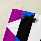 Serviette De Plage Drapeau de l'allié LGBTQ+ (En situation)