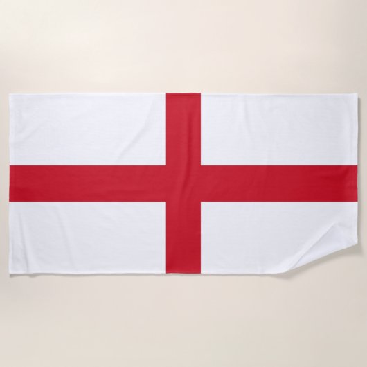 Serviette De Plage Drapeau de l'Angleterre (Devant)