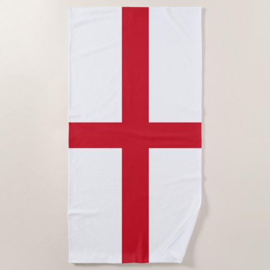 Serviette De Plage Drapeau de l'Angleterre (Devant)