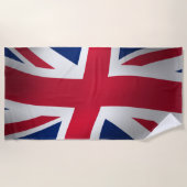 SERVIETTE DE PLAGE DRAPEAU DE L'ANGLETERRE UNION JACK (Devant)