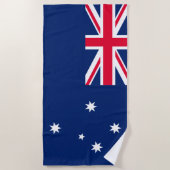 Serviette De Plage Drapeau de l'Australie (Devant)