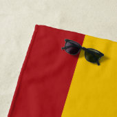 Serviette De Plage Drapeau de l'Espagne (En situation)