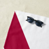 Serviette De Plage Drapeau de l'État de Floride (En situation)