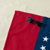 Serviette De Plage Drapeau de l'État de Géorgie (En situation)