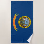 Serviette De Plage Drapeau de l'État de l'Idaho (Devant)