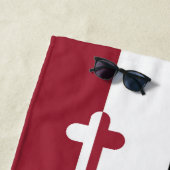 Serviette De Plage Drapeau de l'État du Maryland (En situation)